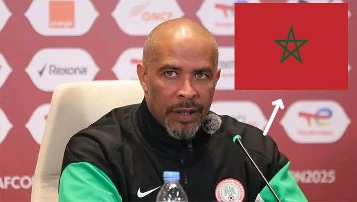 مدرب المنتخب النيجيري:ما تعرضنا له في مباراتنا مع المغرب فضيحة!!