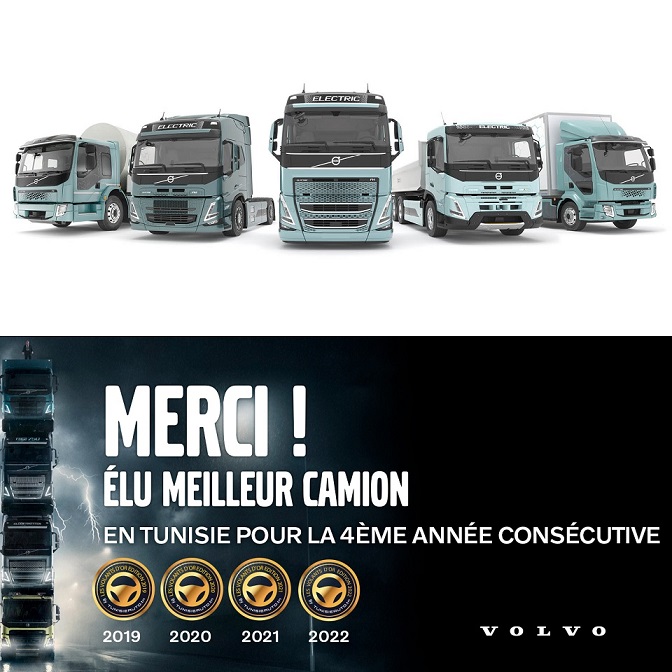 فولفو “Volvo” تتوج أفضل شاحنة للعام الرابع على التوالي