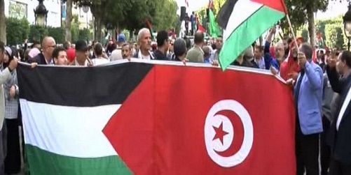 احتجاجا على " تعطيل عرض مشروع تجريم التطبيع " : ائتلاف " توانسه من أجل فلسطين " يحتج يوم 9 فيفري أمام البرلمان