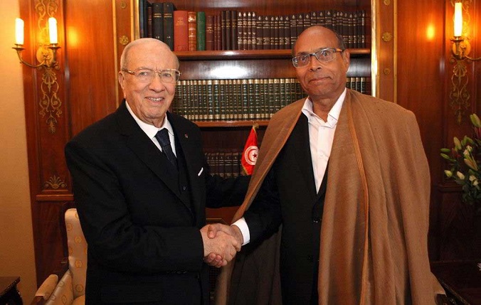 منصف المرزوقي :  السبسي خرق الدستور بوضوح وأنصحه  بالتدارك لتجنب نهاية مزرية  