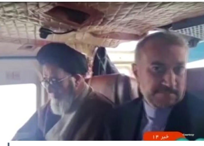 فيديو جديد يوثق آخر لحظات الرئيس الإيراني من داخل الطائرة المنكوبة