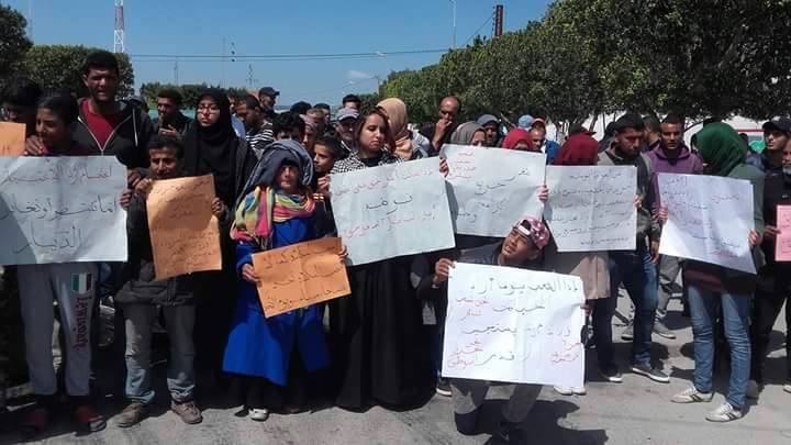 القيروان : الوسلاتية تلتحق بركب الجهات المحتجّة وتطالب بحقّها في الشغل والتنمية