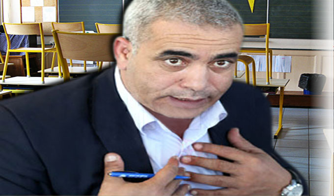 لسعد اليعقوبي : لا توجد سنة بيضاء أو سنة رمادية ولا يمكن للنقابة أن تلعب بمصالح التلاميذ