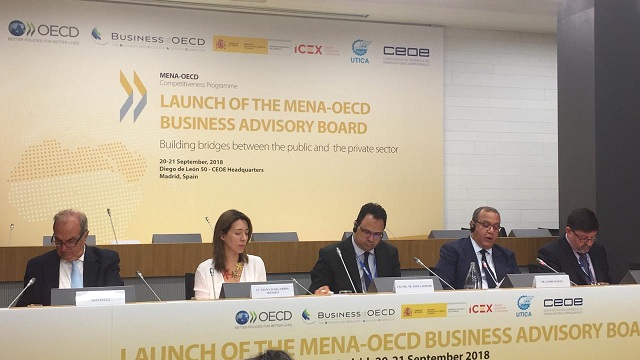  إسبانيا : زياد العذاري يشارك في أشغال المجلس الاستشاري للأعمال لمنطقتي الشرق الأوسط وشمال إفريقيا ودول منظمة  OCDE  