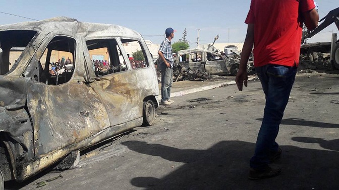 الداخلية تروي تفاصيل الحادث المريع بالقصرين ، وتعلن ارتفاع عدد القتلى الى 14