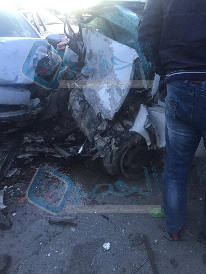 البحيرة : حادث مرور مرّوع يُودي بحياة شاب على عين المكان (صور)