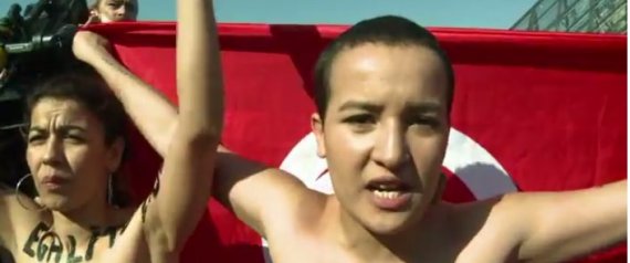 أمينة فيمن تعتدي على آمرأة محجبة بباريس