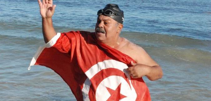 السباح نجيب بالهادي يسعى الى تحقيق رقم قياسي عالمي جديد