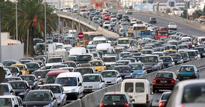 بداية من الغد: كثافة في حركة المرور بالطرقات التونسية