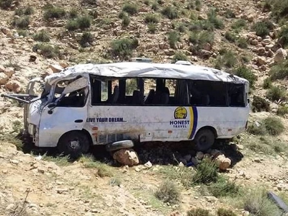 سنية بالشيخ تنفي ارتفاع عدد ضحايا حادثة الحافلة بولاية قابس إلى 7