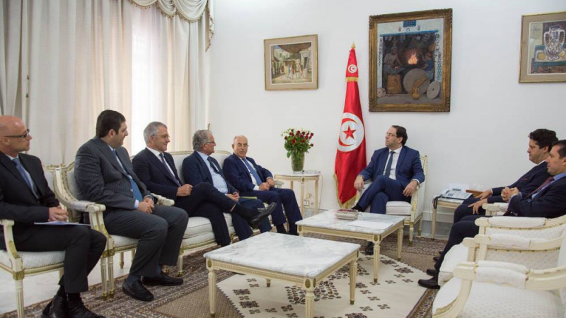 الشاهد يستقبل وفدا من المستثمرين الفرنسيين