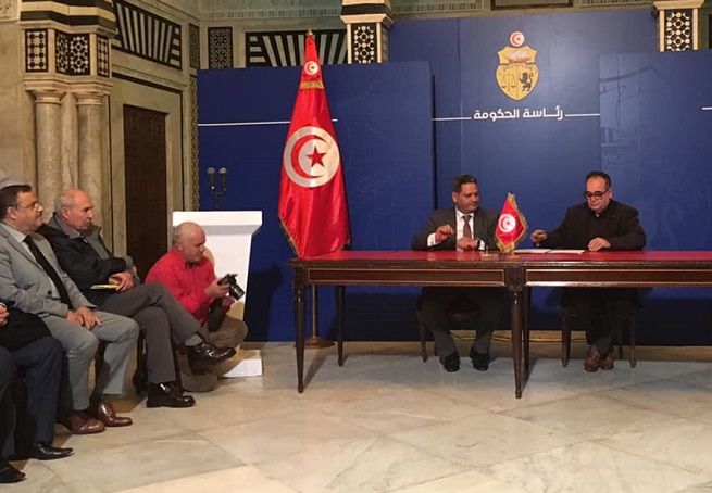 امضاء اتفاقية بين نقابة الصحفيين والطرف الحكومي ... إلغاء الإضراب وهذه الإمتيازات الجديدة للصحفيين