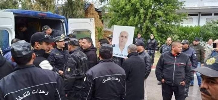 الشهيد توفيق الميساوي يوارى الثرى في جنازة مُهيبة