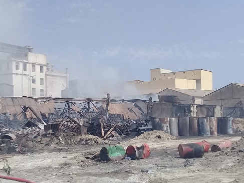 حريق حي الخضراء : هذا ما خلّفته النيران