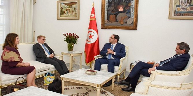 الشاهد يستقبل وزير البيئة والطاقة الفنلندي