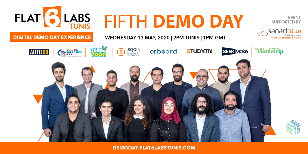  Flat6Labs تحتفل  بدورتها الخامسة وتنظم أول يوم عروض افتراضي في تونس