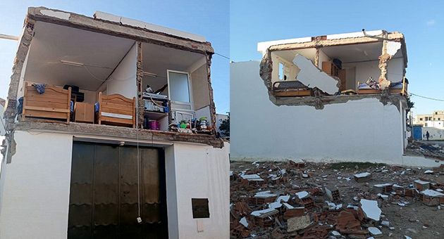 انفجار في شبكة الغاز الطبيعي بمنزل تقطنه أم وابنتها