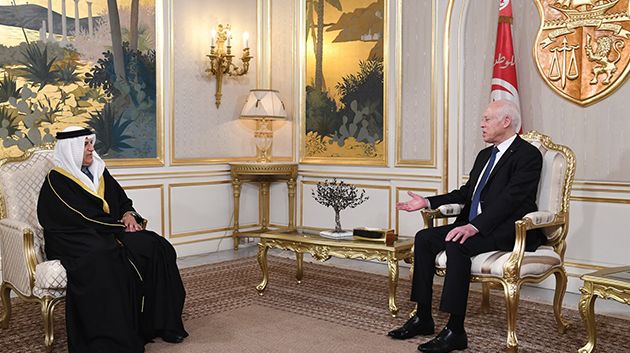 رئيس الجمهورية يستقبل سفير البحرين بمناسبة انتهاء مهامه 