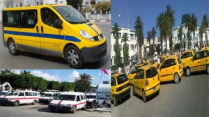 دخول سيارات التاكسي الفردي والجماعي والسياحي واللواج في اعتصام مفتوح بالقصبة يوم 7 جانفي الحالي 