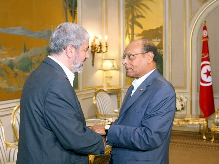 رئيس الجمهورية يلتقي برئيس حركة حماس خالد مشعل