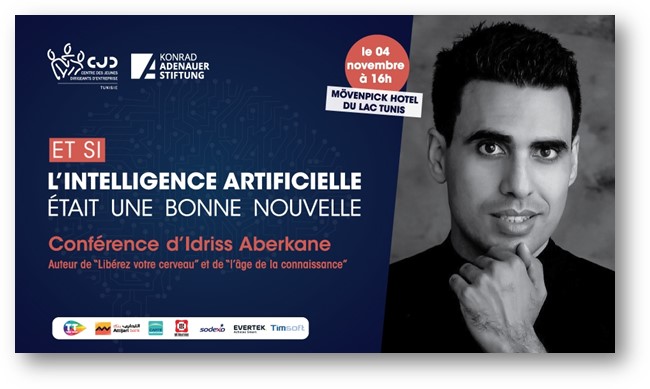 إدريس أبركان، عالم الأعصاب الشهير، يلقي محاضرة حول الذكاء الاصطناعي، يوم الاثنين 4 نوفمبر في تونس