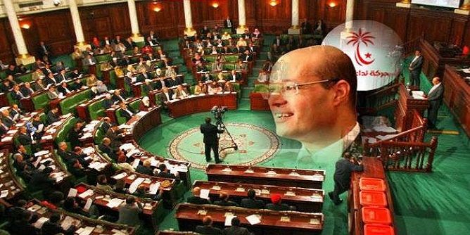 نواب نداء تونس يعلّقون مشاركتهم في المجلس احتجاجا على التشهير بمرض زميلهم