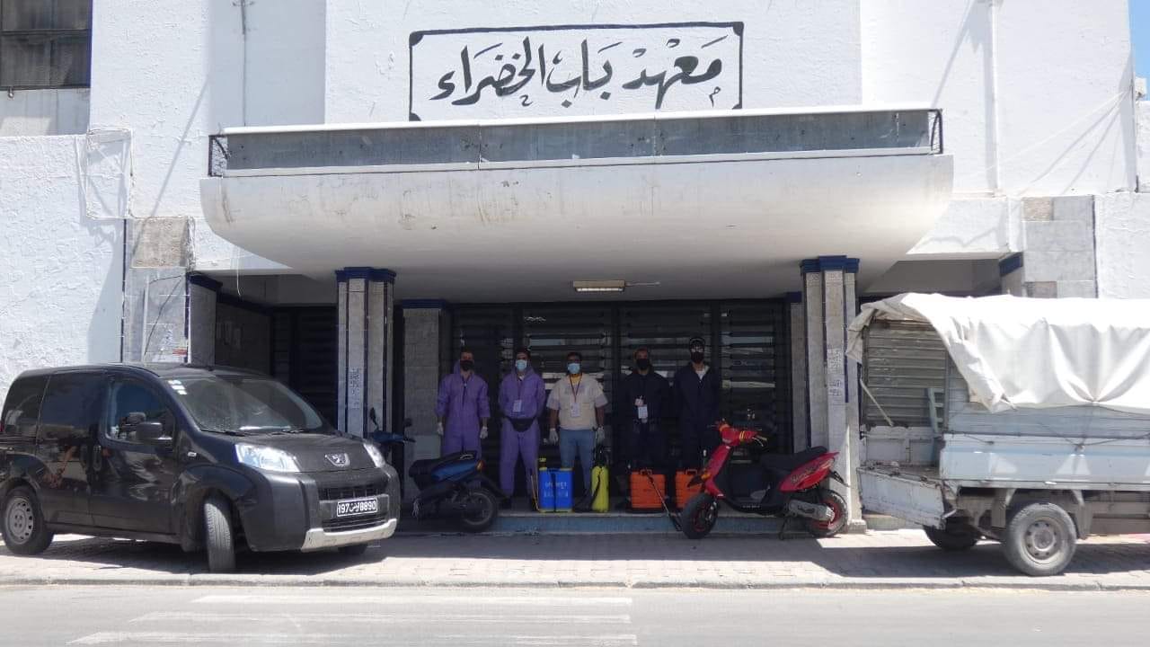 غلق معهد باب الخضراء بسبب اصابة استاذ وتمليذين بفيروس كورونا