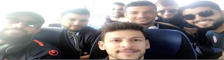 يوسف المساكني يساند زملائه في روسيا