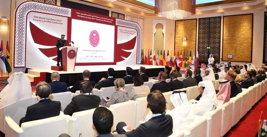 انطلاق اعمال مؤتمر الميل الأخير الأمني لبطولة كاس العالم فيفا قطر 2022