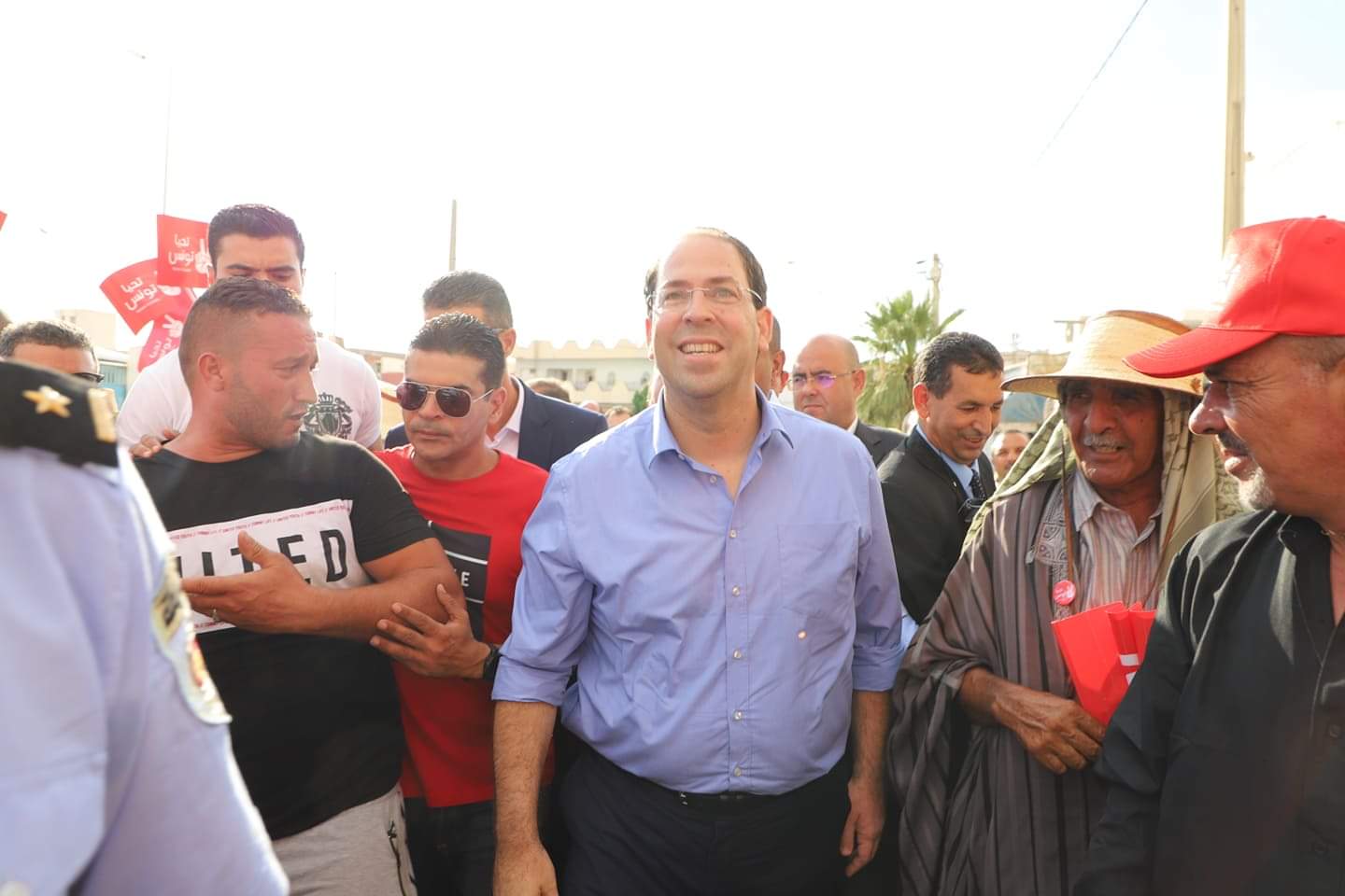 الشاهد يواصل حملته الانتخابية انطلاقا من تطاوين