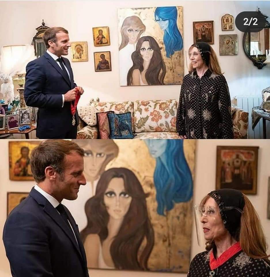 فرنسا برتبة رئيس في زيارة تكريم لسيدة بقامة وطن