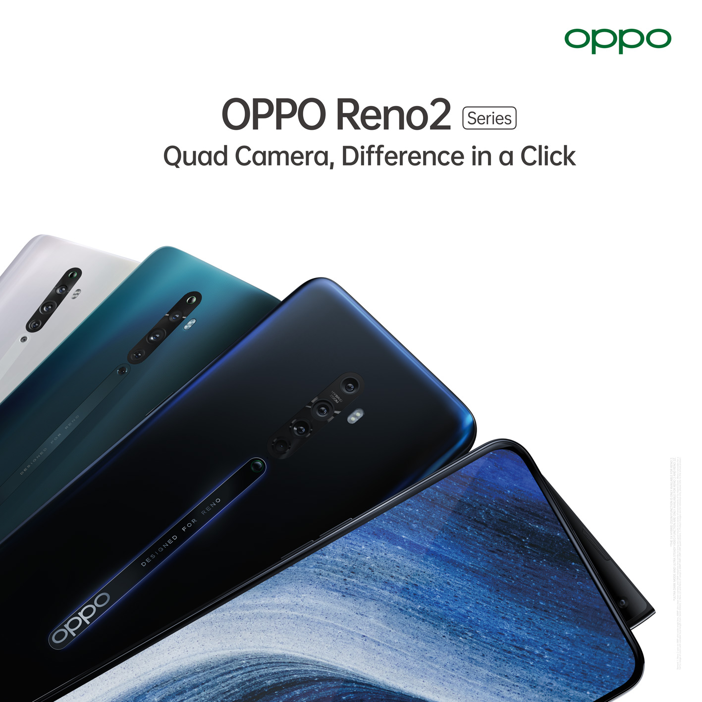 OPPO تطلق سلسلة Reno2 بالسوق التونسي لصياغة مفاهيم الإبداع في التصوير بالهاتف الذكي