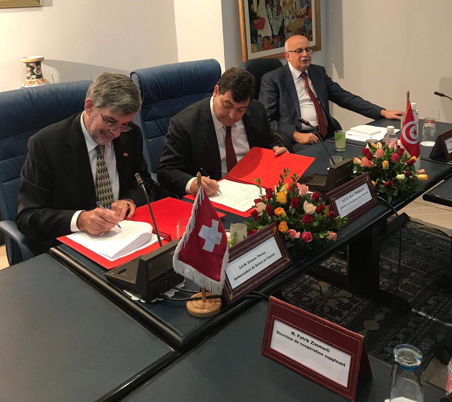 الدعم السويسري للسياحة في تونس: توقيع اتفاقية حول مشروع السياحة المستدامة الوجهة  جنوب – شرق