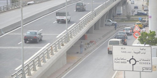 انطلاق الاشغال بالجسر العلوي لشارع الجمهورية في اتجاه أريانة