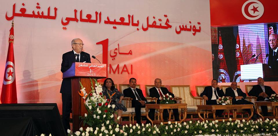 الباجي قائد السبسي يوجّه رسالة للاعلاميين في عيد الشغل