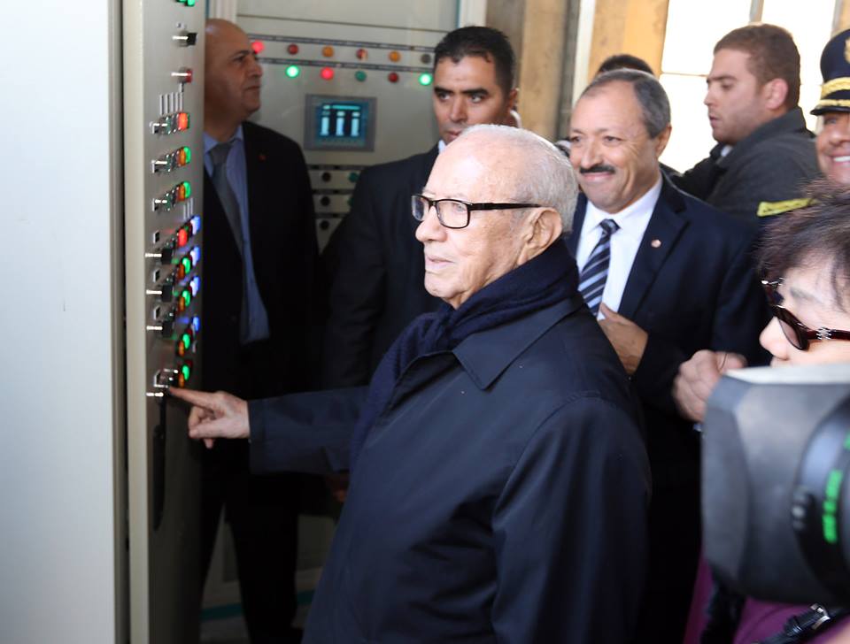 رئيس الجمهورية يدشّن سدّ المالح ببنزرت 