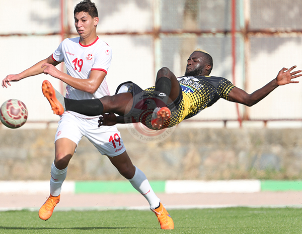 في مباراة ودية للمنتخب الأولمبي : اللاعب سليم الجندوبي يسجل ثلاثية امام نادي حمام الانف