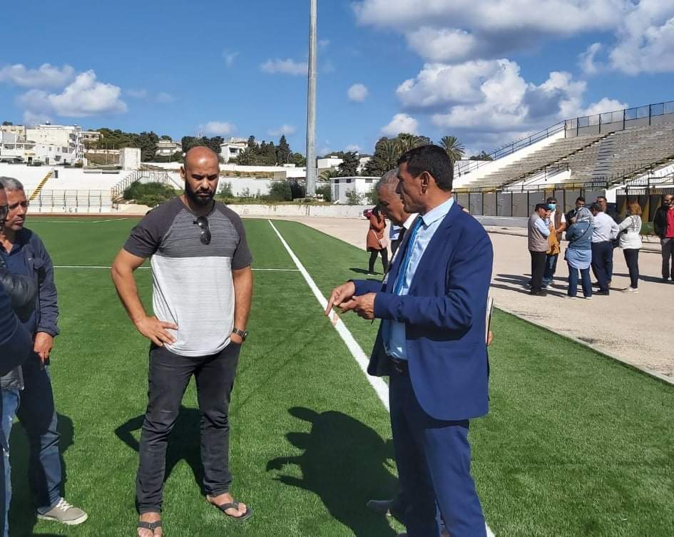 والي بنزرت يؤدي زيارة تفقد إلى ملعب 15 أكتوبر ببنزرت