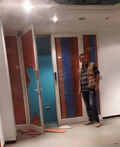 تعرض مقرّ قناة تونسنا للخلع