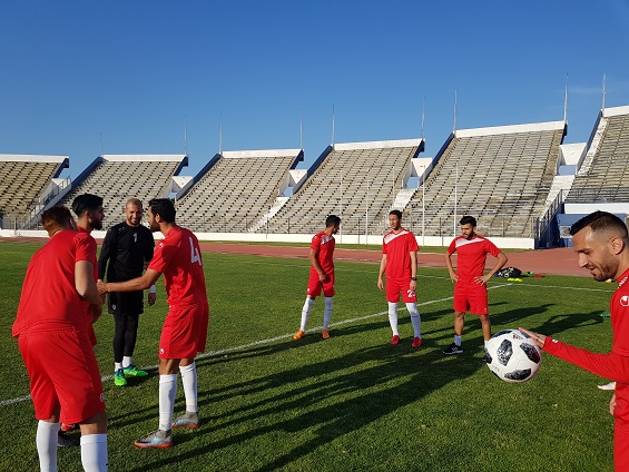 المنتخب الوطني : مساء اليوم الحصة التدريبية الاولى بملعب المنزه