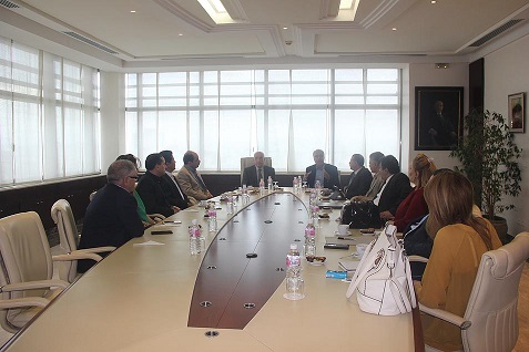 رئيس الاتحاد يستقبل المدير التنفيذي لاتحاد المصارف العربية الفرنسية