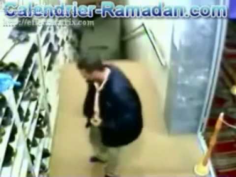 كاميرا مراقبة ترصد سارق الأحذية بسهلول