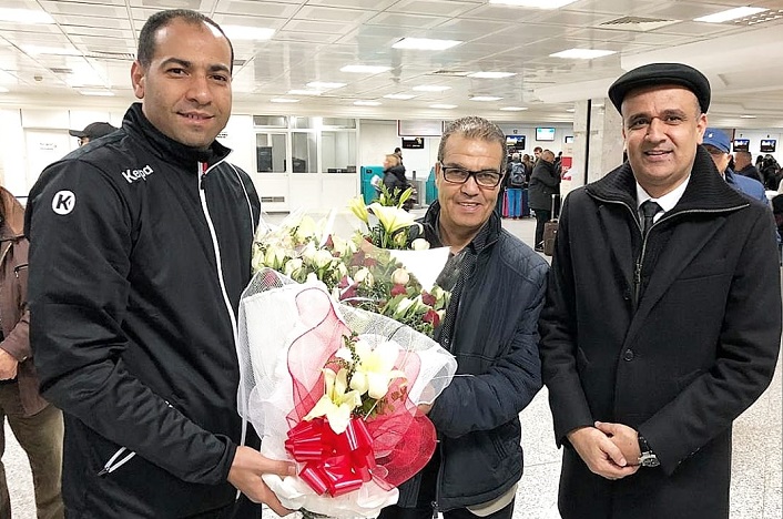 الجريء يودع بعثة المنتخب الوطني لكرة اليد قبل مشاركته في المونديال
