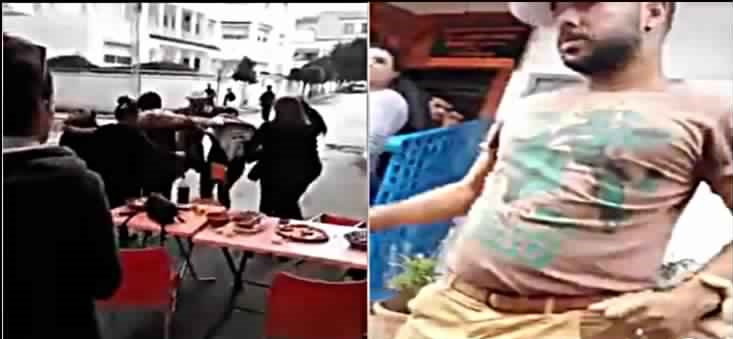 وليد النهدي يتوعّد الفتيات اللاتي ضربنه بكرسي : " بش نكلفهالكم غالية "