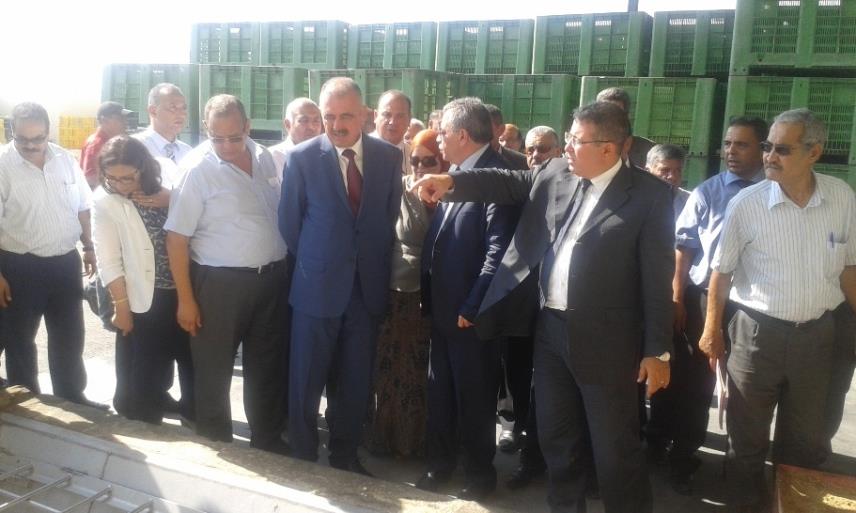 وزيرا التجارة والصناعة في بنقردان