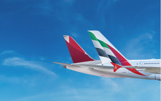 طيران الإمارات تطلق شراكة تبادل الرموز مع "أفيانكا" عبر بوابات أوروبية