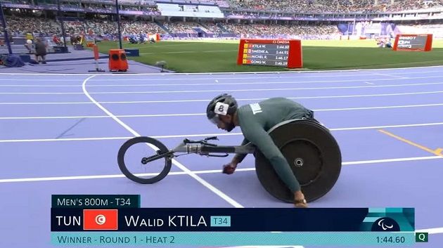 الألعاب البارالمبية باريس 2024 : وليد كتيلة يتأهل لنهائي سباق 800 متر كراسي
