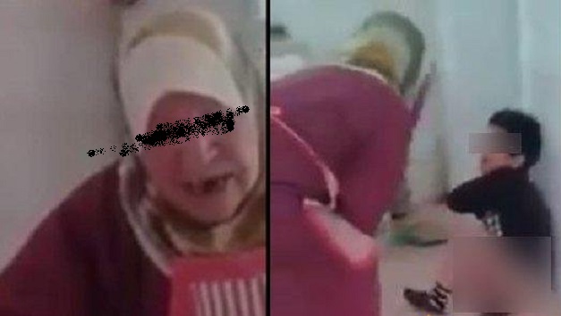 القبض على المرأة المتهمة بتعذيب طفل بعد تداول مقطع فيديو