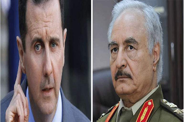 الأسد يدعم حفتر؟