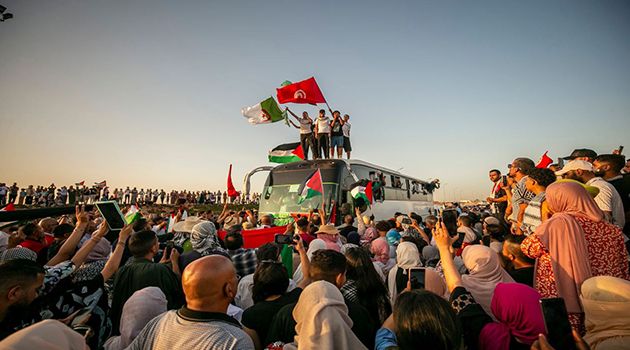 قافلة الصمود .. الافراج عن جميع المحتجزين